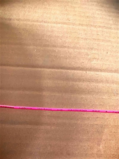 تار 0.5mm² - گلابی 1
